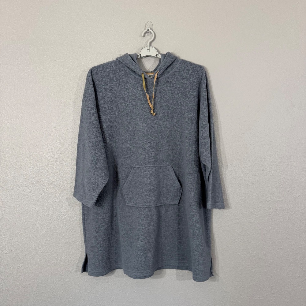 Koolaburra by UGG Women's Size 3X Blue Fleece Oversized Pocket Hoodie